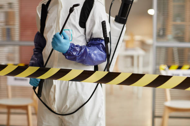 Professional Trauma Scene Cleanup technician working in Menno, SD